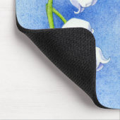 Lily van de vallei Mousepad Muismat (Hoek)