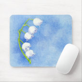 Lily van de vallei Mousepad Muismat (Met muis)