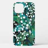 Lily van de vallei. Naadloos achtergrondpatroon Case-Mate iPhone Case (Achterkant)