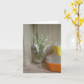 Lily van de vallei Note Kaart (Gele Bloem)