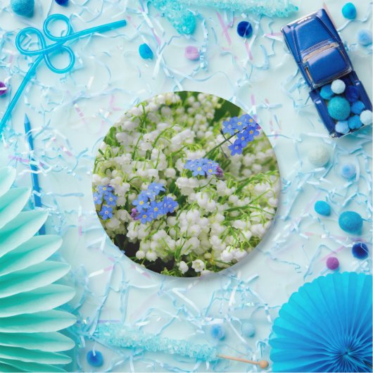 Lily van de vallei papieren bordje (Feest)