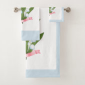 Lily van de vallei, retro bad handdoek (Insitu)