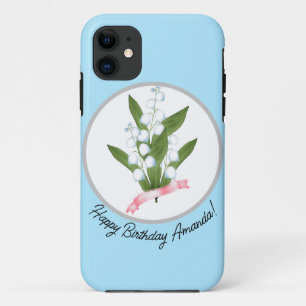 Lily van de vallei, retro Case-Mate iPhone case