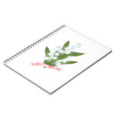 Lily van de vallei, retro notitieboek (Linkerzijde)