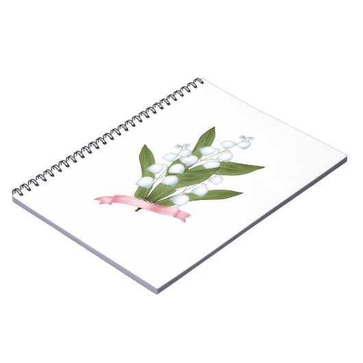 Lily van de vallei, retro notitieboek (Linkerzijde)