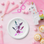 Lily van de vallei, retro papieren bordje (Feest)