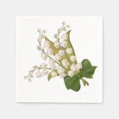 Lily van de vallei servet (Voorkant)