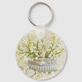 Lily van de vallei sleutelhanger