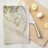 Lily van de vallei theedoek (Quarter Fold)