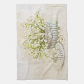 Lily van de vallei theedoek (Verticaal)