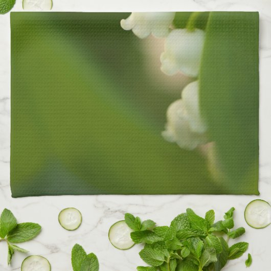 Lily van de vallei theedoek (Gevouwen)