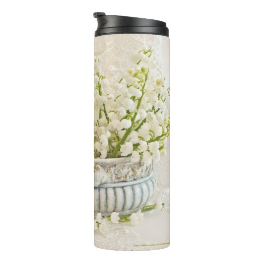 Lily van de vallei thermosbeker (Geroteerd rechts)