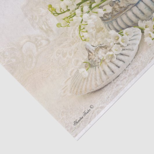 Lily van de vallei tissuepapier (Detail)