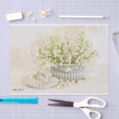 Lily van de vallei tissuepapier (Craft)