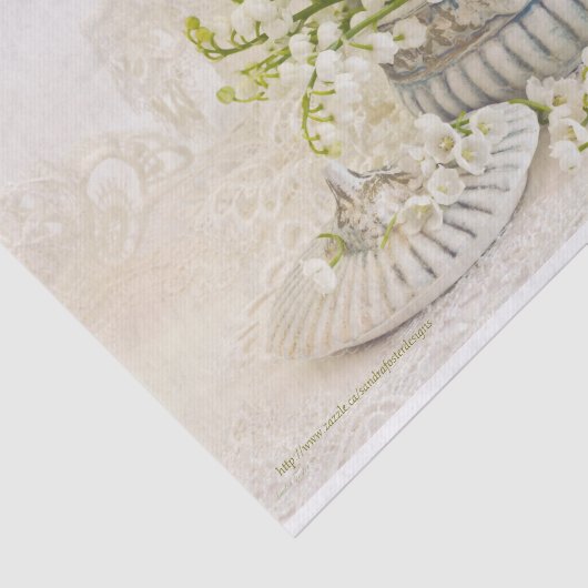 Lily van de vallei tissuepapier (Detail)