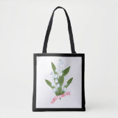 Lily van de vallei tote bag (Voorkant)