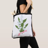 Lily van de vallei tote bag (Dichtbij)