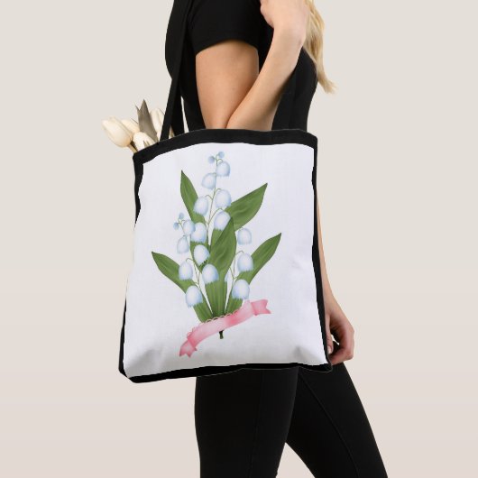 Lily van de vallei tote bag (Dichtbij)