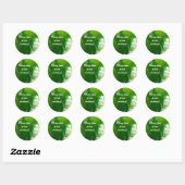 Lily van de Vallei Trouwstickers Ronde Sticker (Vel)