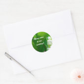 Lily van de Vallei Trouwstickers Ronde Sticker (Envelop)