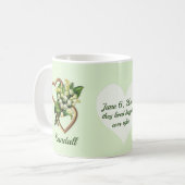 Lily van de vallei twee harten, gelukkig altijd na koffiemok (Voorkant links)