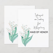 Lily van de vallei word m'n vriendin. (Voorkant / Achterkant)