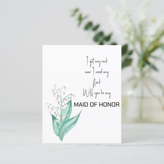 Lily van de vallei word m'n vriendin. (Staand voorkant)