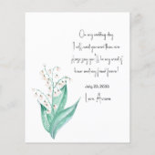 Lily van de vallei word m'n vriendin. (Achterkant)