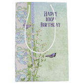 Lily van de Valley 100th Birthday Medium Cadeauzakje (Voorkant)