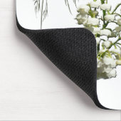 Lily van de Valley and Cute Mouse-kunst Muismat (Hoek)