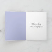 Lily van de Valley Bedankt voor Friend Kaart (Binnen)