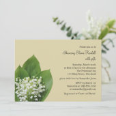 Lily van de Valley Bridal Shower Kaart (Staand voorkant)