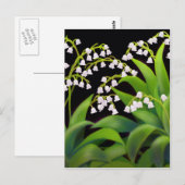 Lily van de Valley Briefkaart (Voorkant / Achterkant)