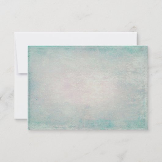 Lily van de Valley bruiloft RSVP Kaart (Achterkant)