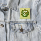 Lily van de Valley Button (In situ)