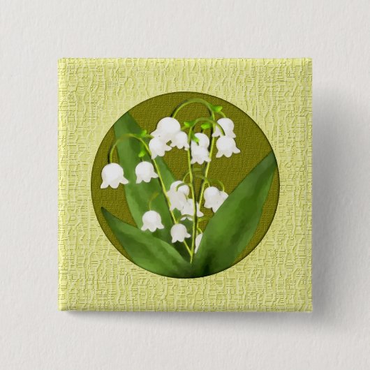 Lily van de Valley Button (Voorkant)