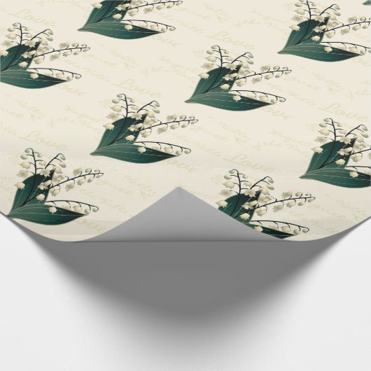 Lily van de Valley Cadeaupapier (Hoek)