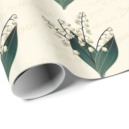 Lily van de Valley Cadeaupapier (Rol Hoek)
