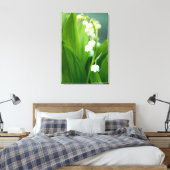 Lily van de Valley Canvas Afdruk (Insitu (Slaapkamer))