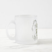 Lily van de Valley en schattige muiskunst Matglas Koffiemok (Links)