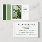 Lily van de Valley Event Planner Visitekaartje (Voorkant / Achterkant)