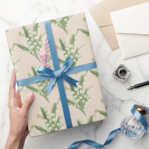 Lily van de Valley Floral Cadeaupapier