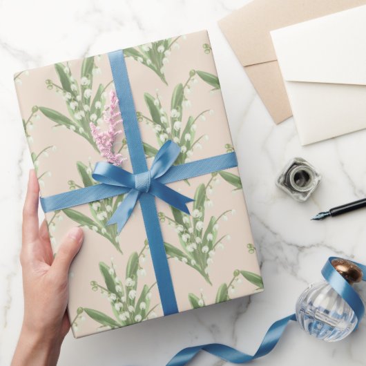 Lily van de Valley Floral Cadeaupapier (Geschenken)