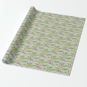 Lily van de Valley Floral Cadeaupapier (Uitgerold)