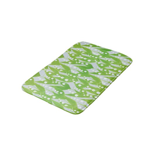 Lily van de Valley Floral Pattern Badmat (Gekanteld)