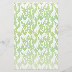 Lily van de Valley Floral Pattern Briefpapier