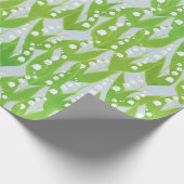 Lily van de Valley Floral Pattern Cadeaupapier (Hoek)