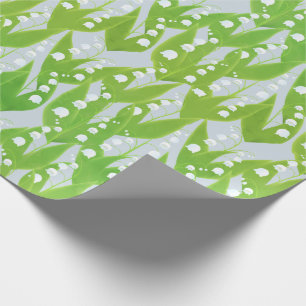 Lily van de Valley Floral Pattern Cadeaupapier