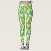 Lily van de Valley Floral Pattern Leggings (Voorkant)