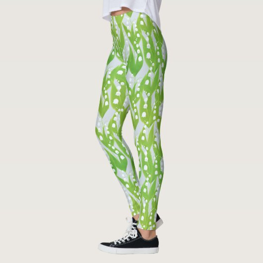Lily van de Valley Floral Pattern Leggings (Links)